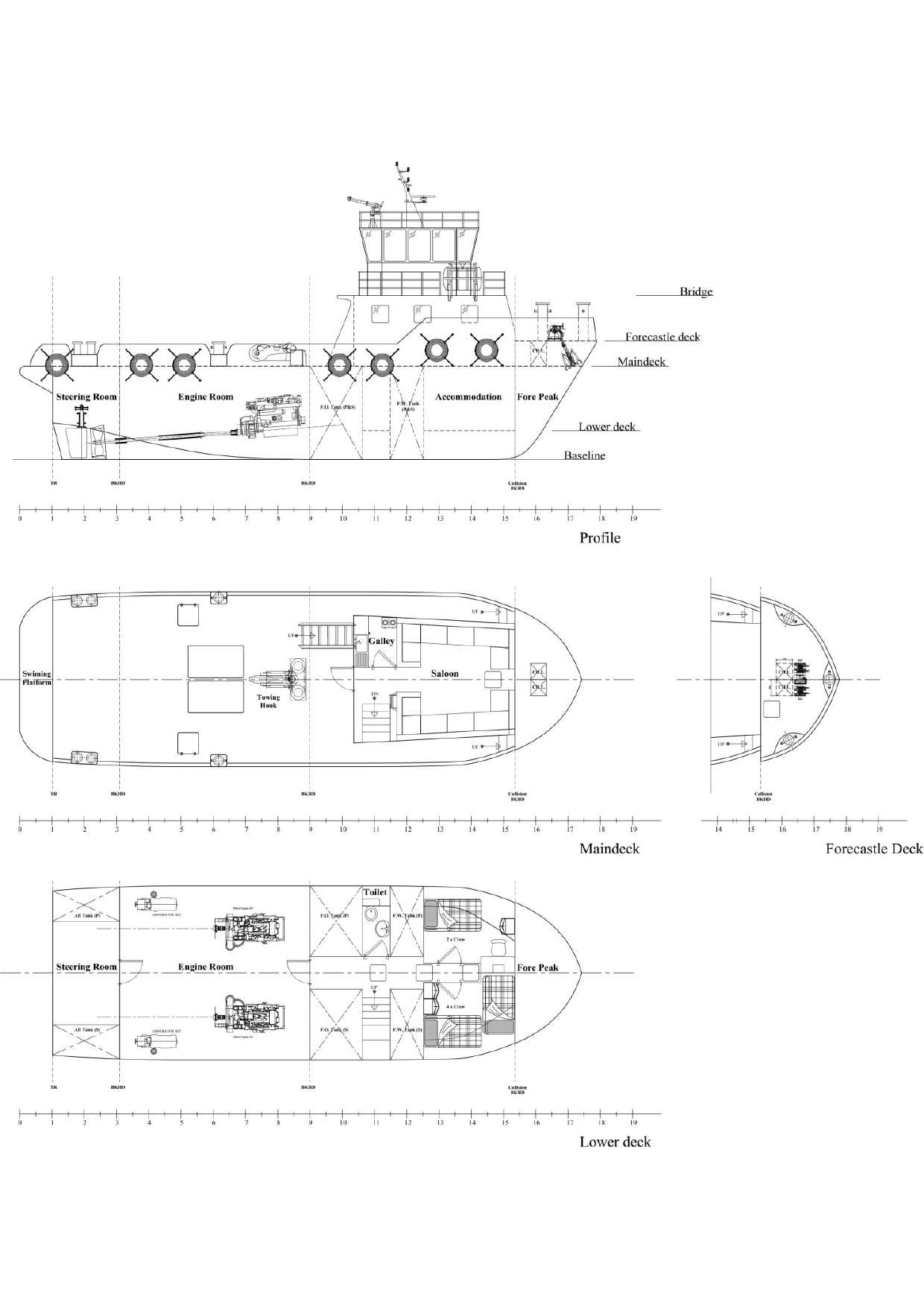 Go 1215 - Tug Boat - 18m