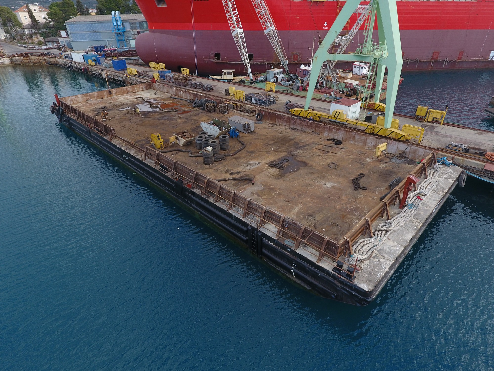 Go 1236- Flat top deck barge - 55m