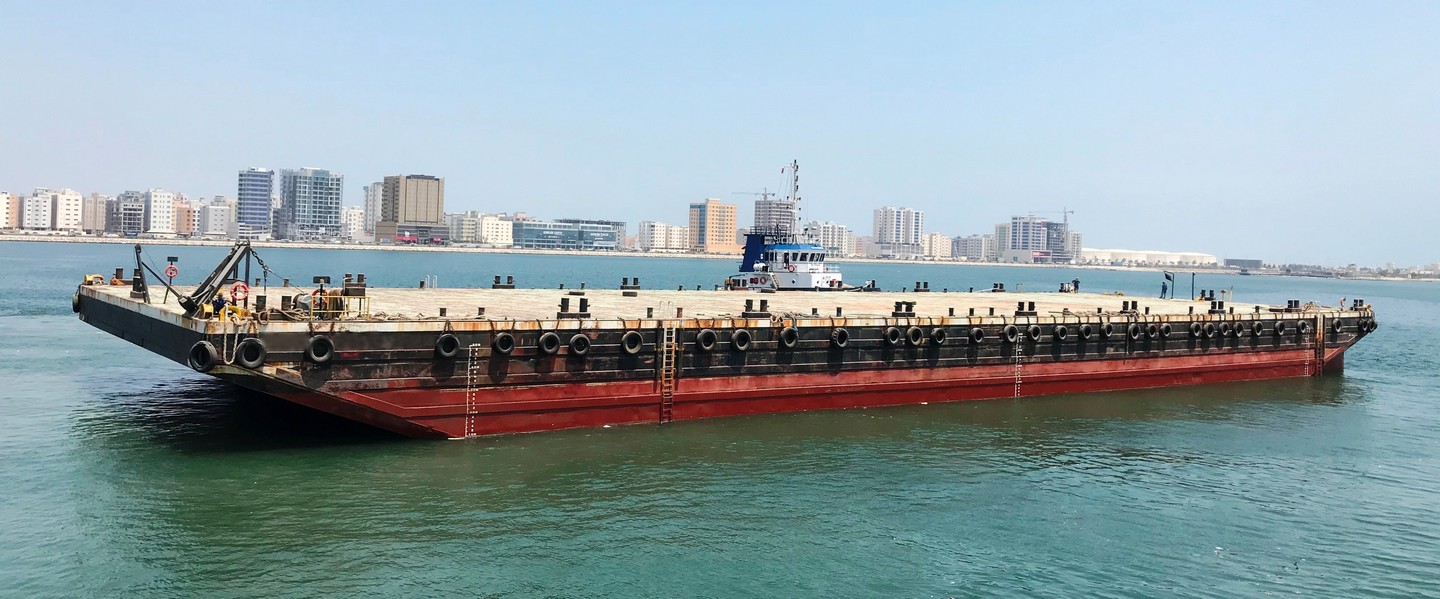 Go 1407 - Flat top deck barge - 95m
