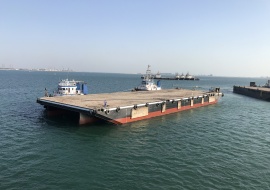 Go 1411 - Ballastable deck barge - 76m