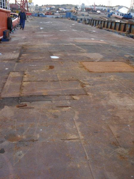 Go 0166 - Flat top deck barge - 55m