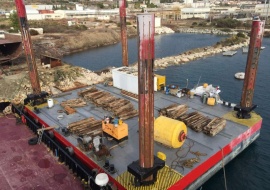 Go 0792 - Jack Up Barge - 22m