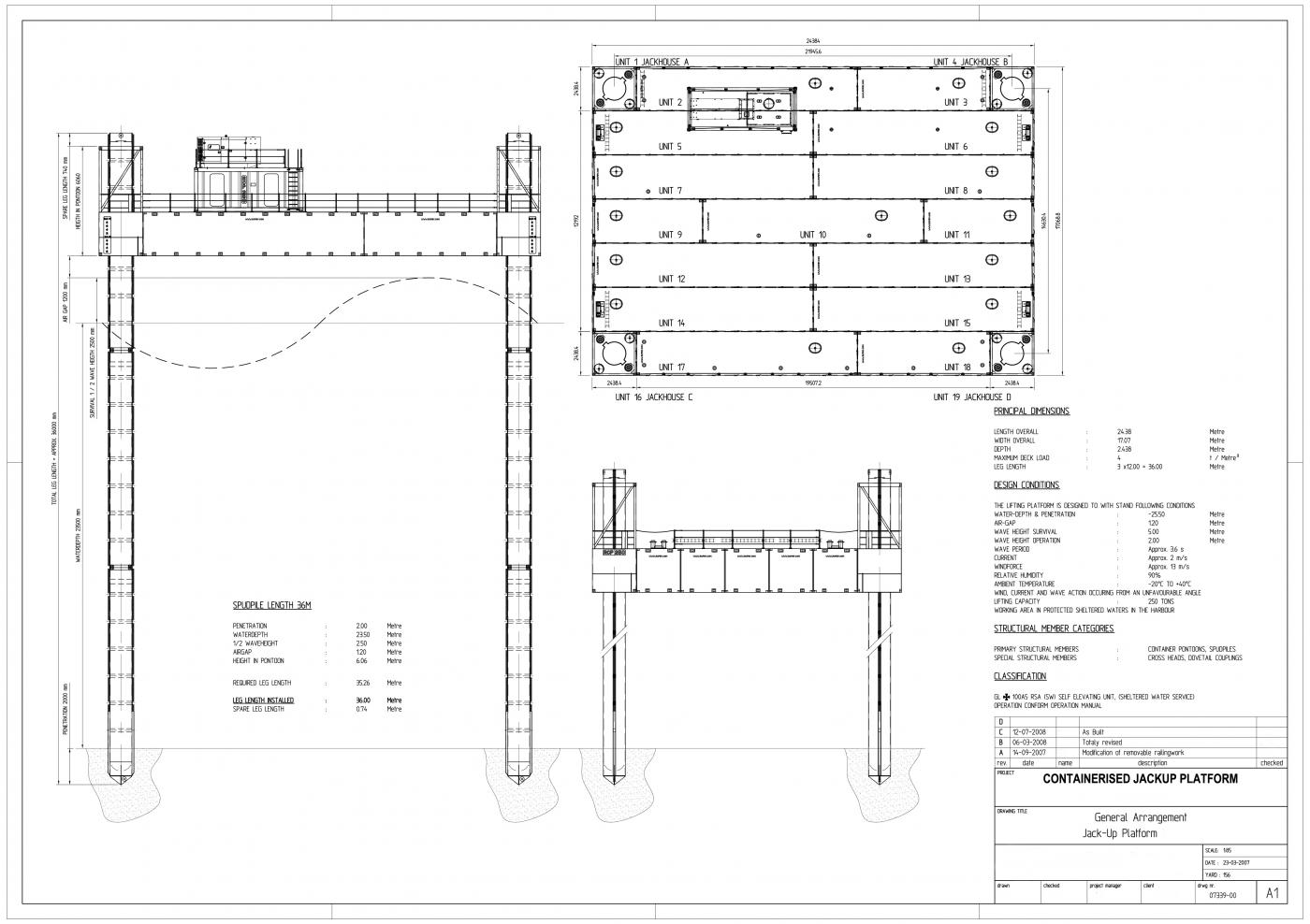 Go 1011 - Jack Up Barge - 24m