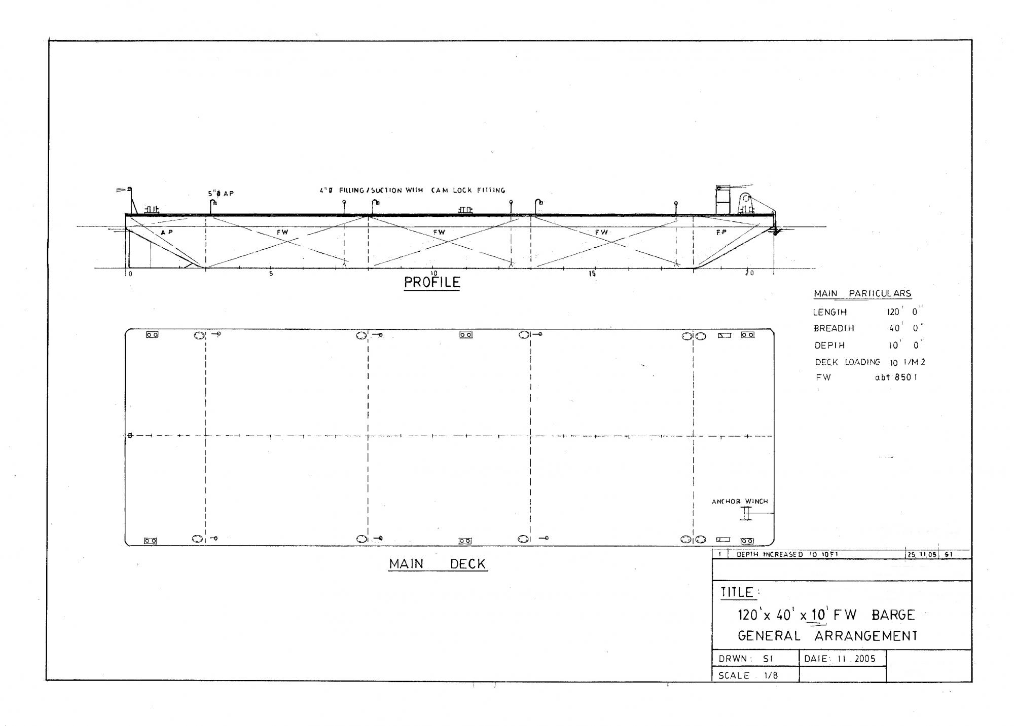 Go 1023 - Water Barge - 36m